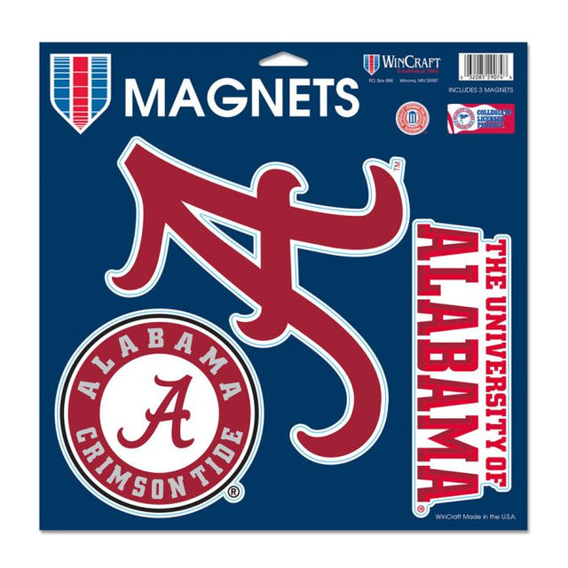 Alabama Crimson Tide Vinyl Magnet 11" x 11"