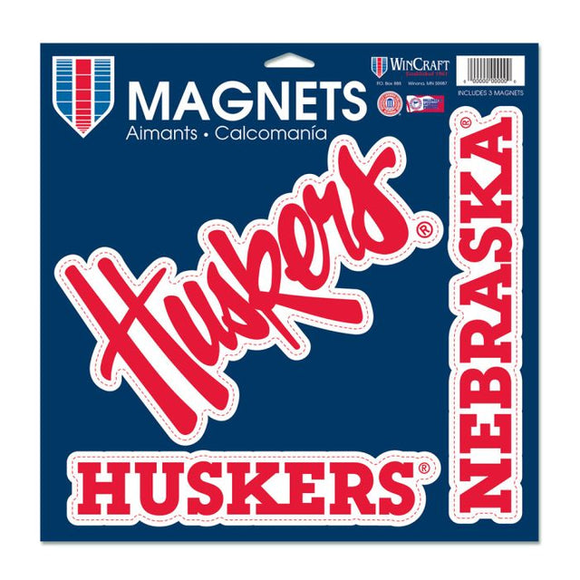 Nebraska Cornhuskers Vinyl Magnet 11" x 11"