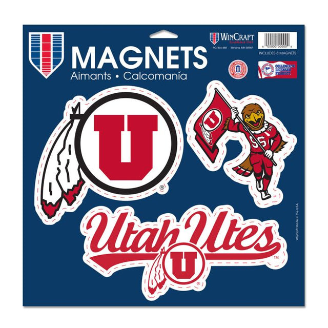 Utah Utes Vinyl Magnet 11" x 11"