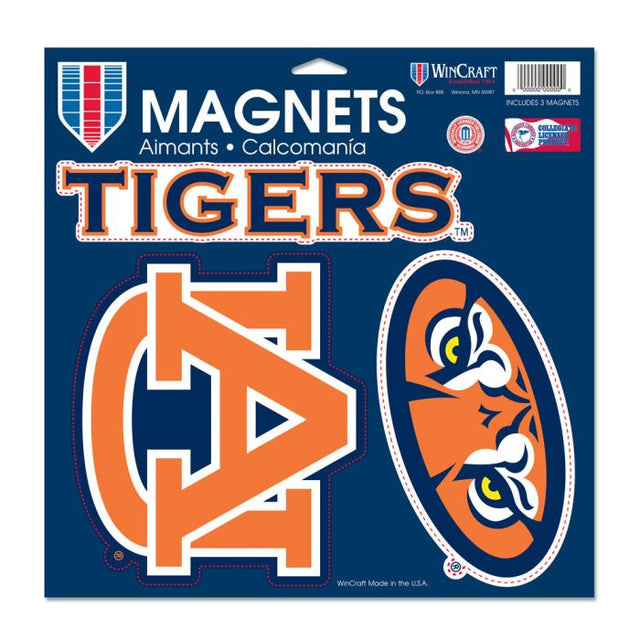 Imán de vinilo de los Auburn Tigers de 11" x 11"