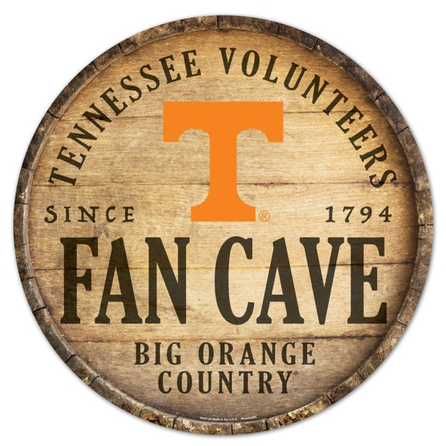 Tennessee Volunteers Wood Sign 14" Rnd