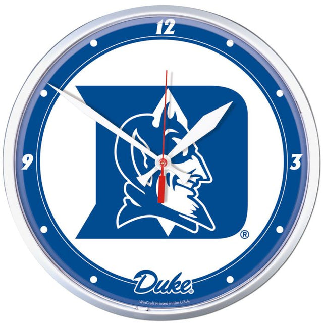 Duke Blue Devils Round Wall Clock 12.75"