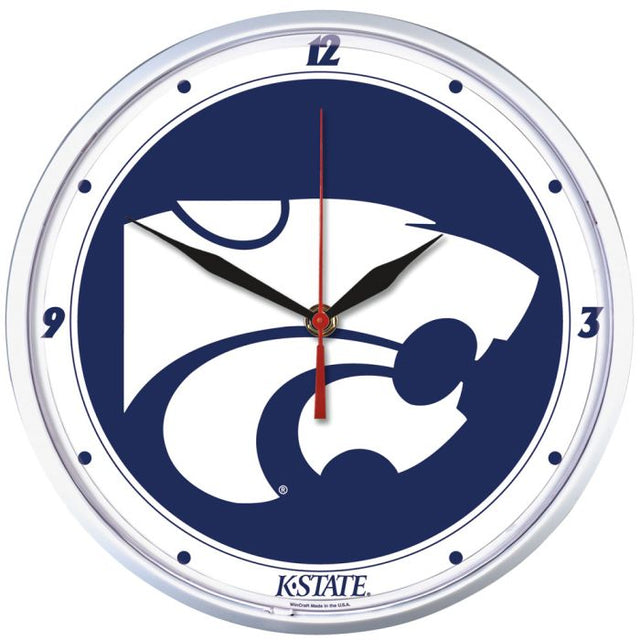 Reloj de pared redondo de Kansas State Wildcats de 12,75"