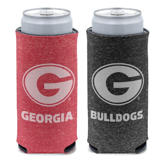 Georgia Bulldogs 12 oz Slim Can Cooler