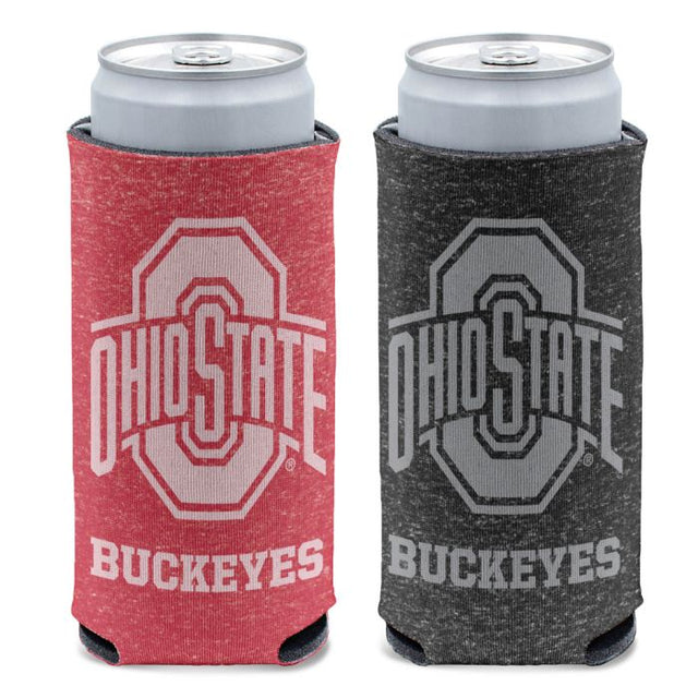 Enfriador de latas delgado de 12 oz de Ohio State Buckeyes