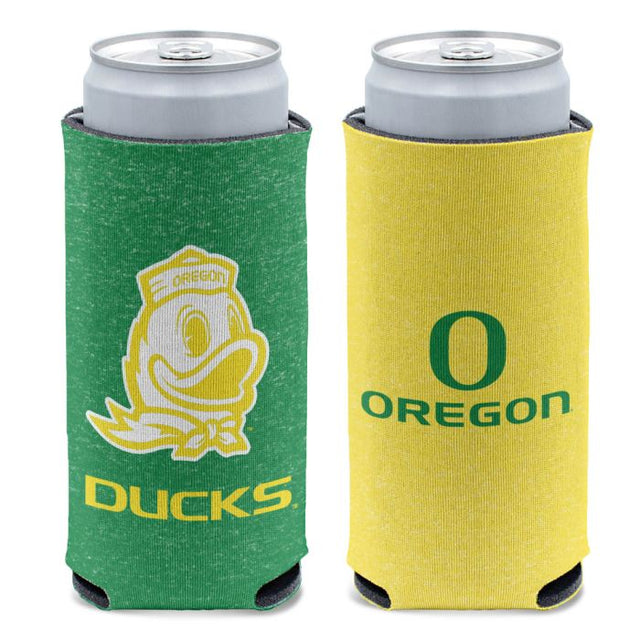 Refrigerador de latas delgado de 12 oz de Oregon Ducks