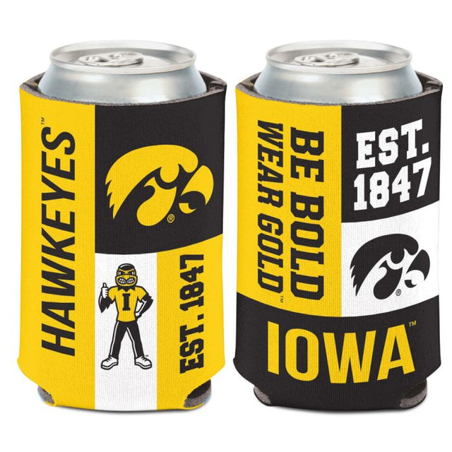 Enfriador de latas COLORBLOCK de Iowa Hawkeyes, 12 oz.