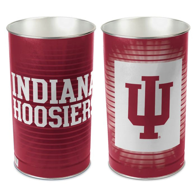 Indiana Hoosiers Wastebasket - tapered 15"H