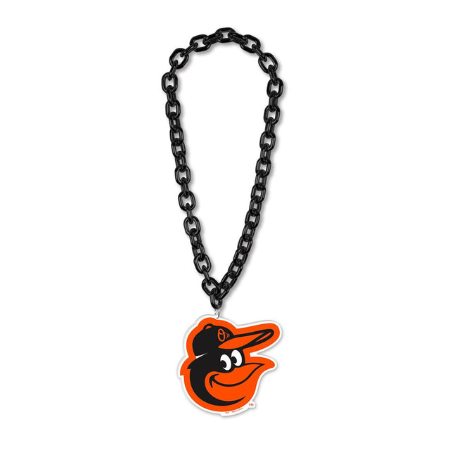 Collar con cadena de gran fan de los Baltimore Orioles