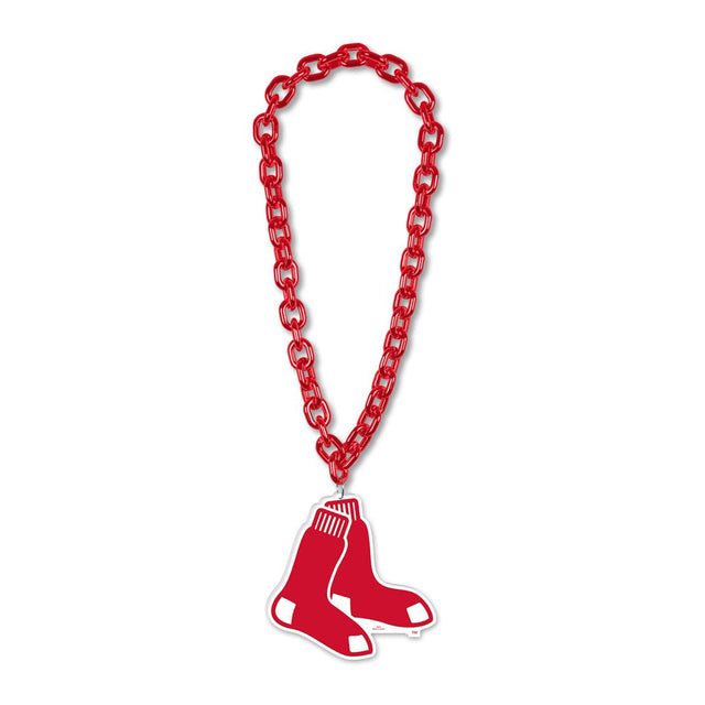 Collar con cadena de gran fanático de los Boston Red Sox