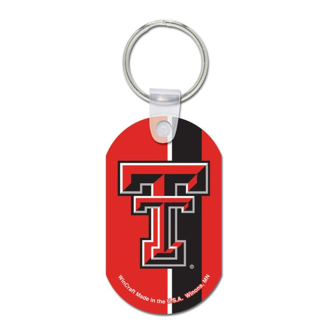 Llavero de metal de los Texas Tech Red Raiders (aluminio)