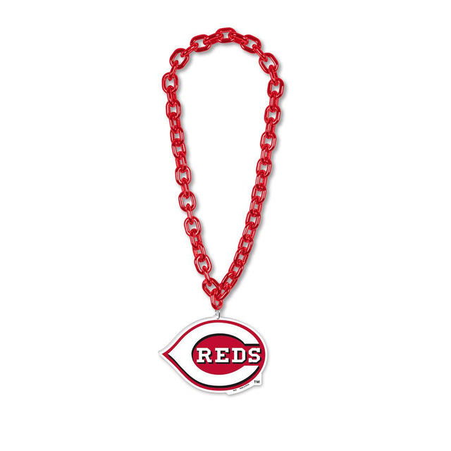 Collar de los Cincinnati Reds con cadena de gran fan