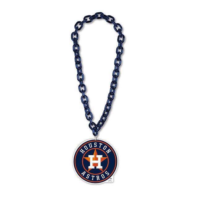 Collar de los Houston Astros con cadena de gran fan