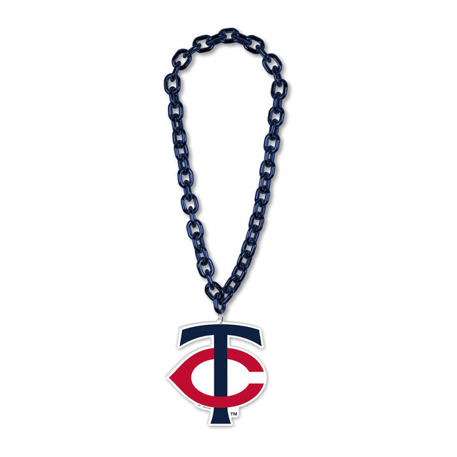 Collar con cadena de gran fan de los Minnesota Twins