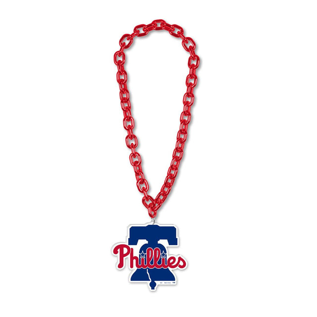 Collar con cadena de gran fanático de los Philadelphia Phillies