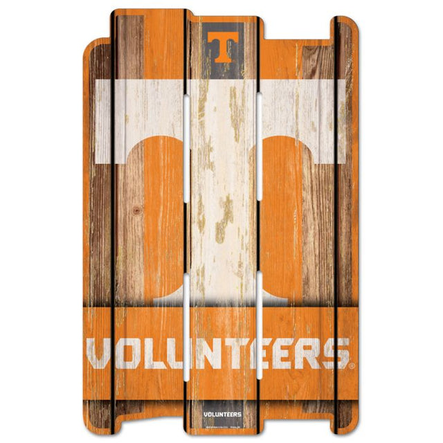 Tennessee Volunteers Wood Fence Sign