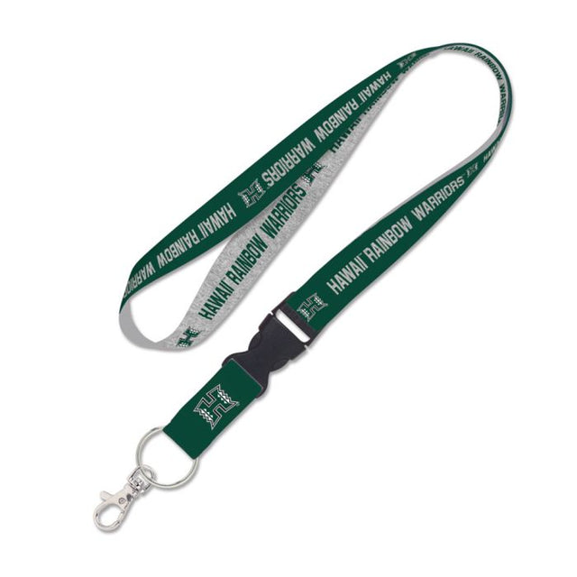 Hawaii Warriors HEATHER Lanyard w/detachable buckle 1"