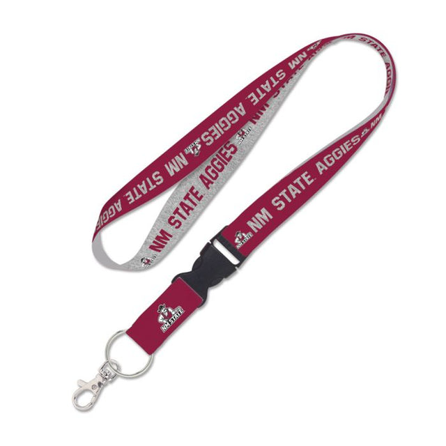 New Mexico State Aggies HEATHER Lanyard w/detachable buckle 1"