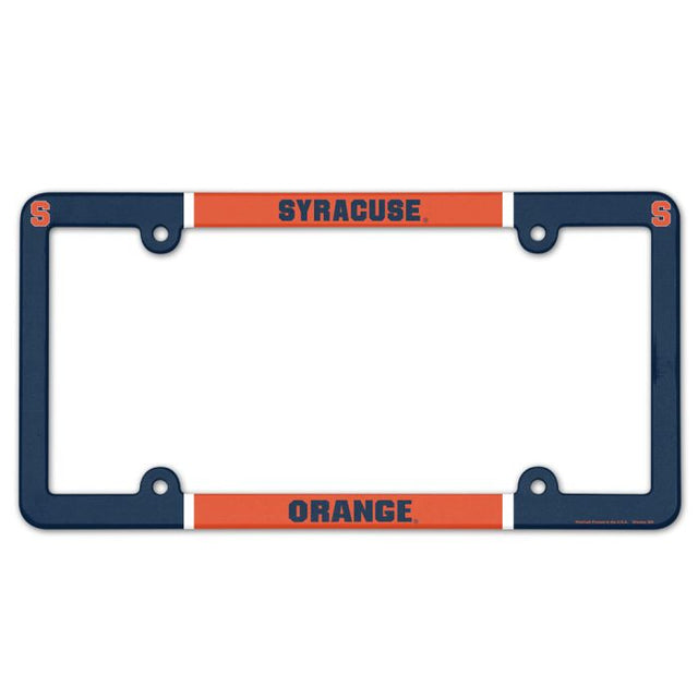 Syracuse Orange Lic Plate Frame Full Color