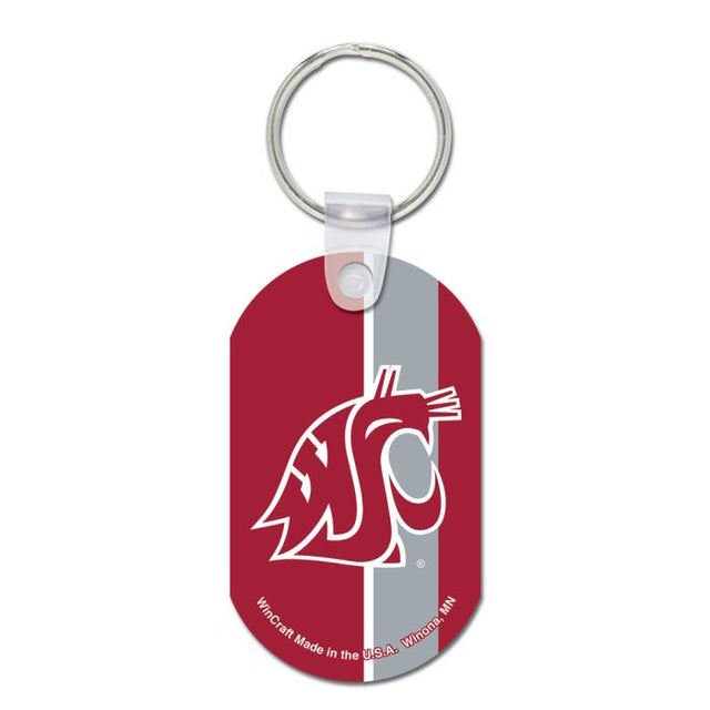 Llavero de metal de los Washington State Cougars (aluminio)