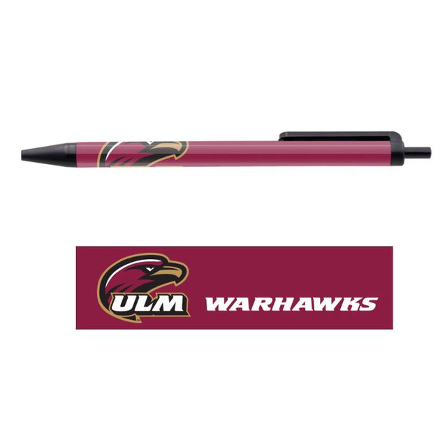 Luisiana - Bolígrafos Monroe War Hawks, paquete de 5