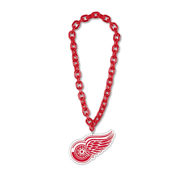 Collar con cadena de gran fanático de los Detroit Red Wings