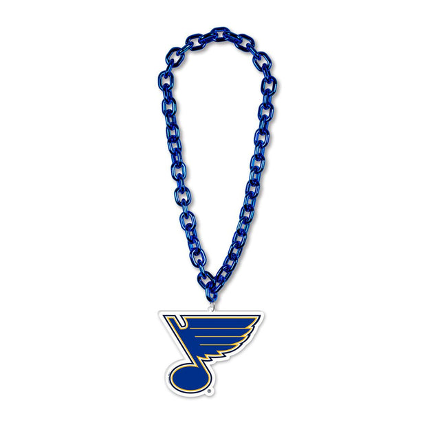 Collar con cadena de abanico grande de St. Louis Blues