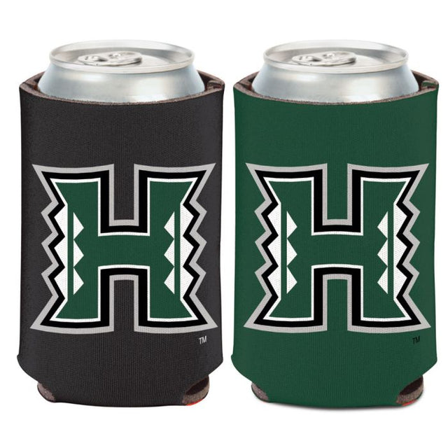 Enfriador de latas de dos colores Hawaii Warriors de 12 oz.