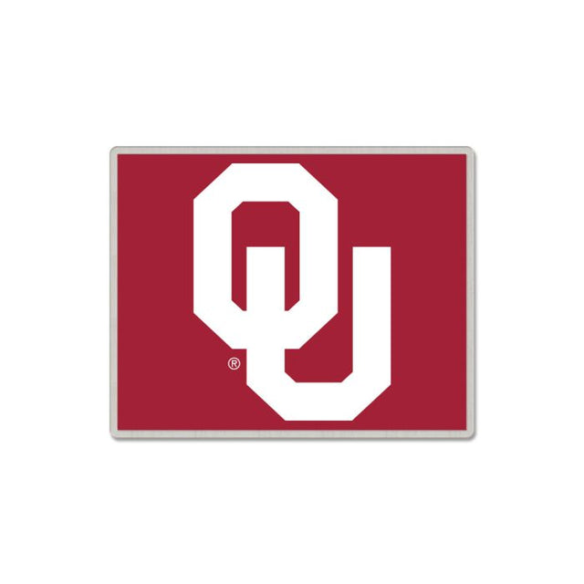 Tarjeta de joyería con pin de colección de los Oklahoma Sooners