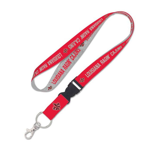 Louisiana - Lafayette Ragin Cajuns Lanyard w/detachable buckle 1"