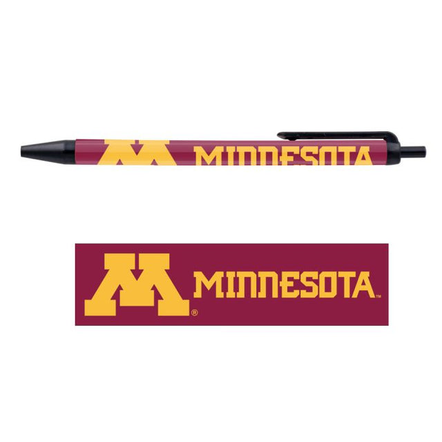 Bolígrafos Minnesota Golden Gophers, paquete de 5