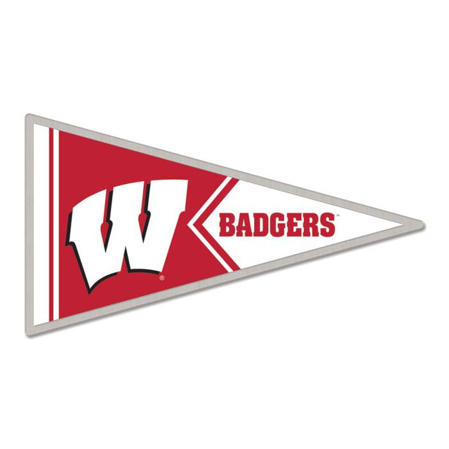 Tarjeta de joyería con pin de colección de Wisconsin Badgers