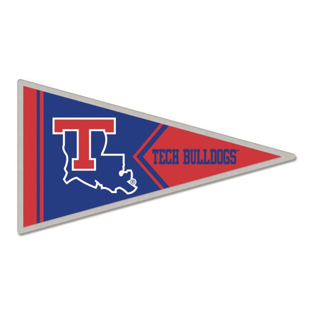 Tarjeta de joyería con pin de colección de los Louisiana Tech Bulldogs