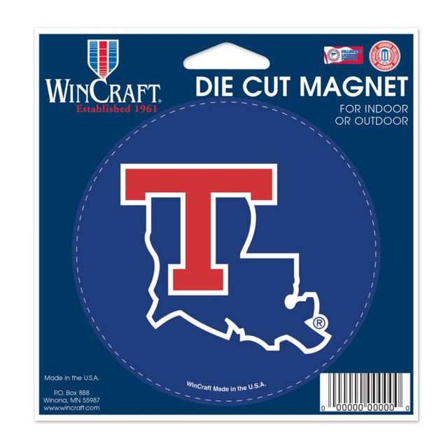 Louisiana Tech Bulldogs Die Cut Magnet 4.5" x 6"