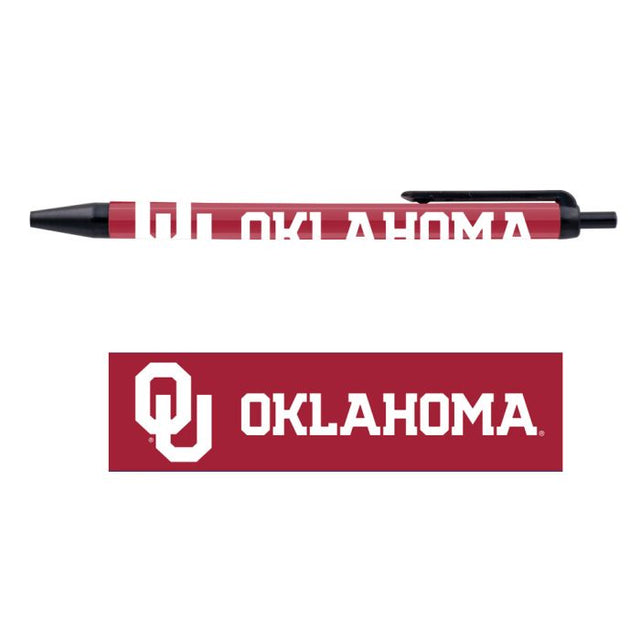 Paquete de 5 bolígrafos de los Oklahoma Sooners