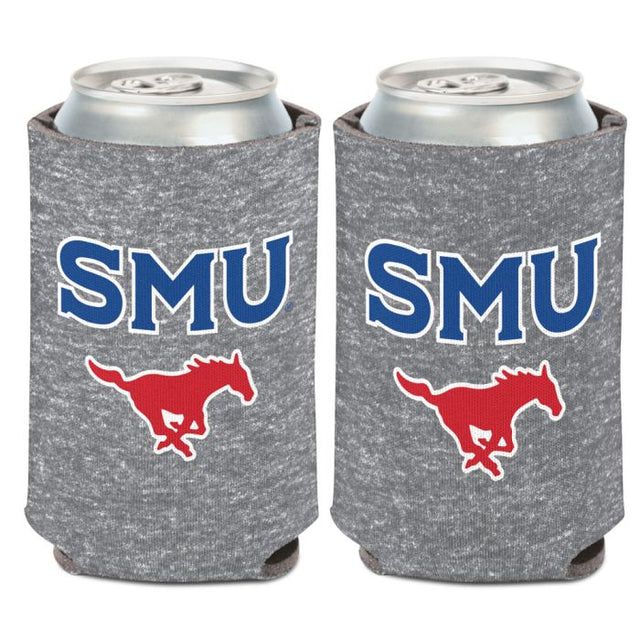 Southern Methodist Mustangs GREY HEATHER Can Cooler 12 oz.