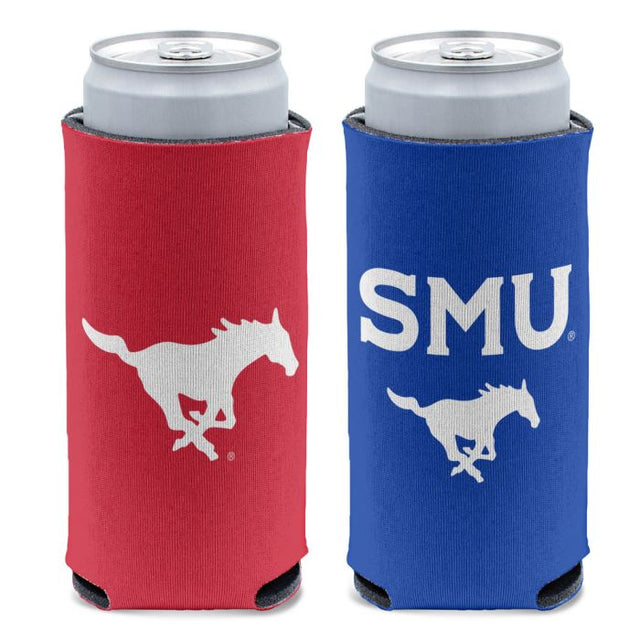 Refrigerador de latas delgado de 12 oz de Southern Methodist Mustangs