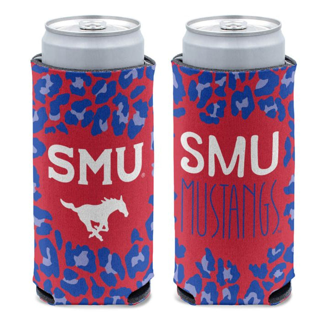 Refrigerador de latas delgado de 12 oz de Southern Methodist Mustangs