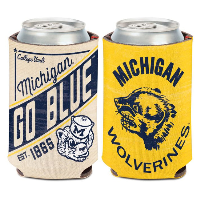 Enfriador de latas Michigan Wolverines/College Vault, 12 oz.