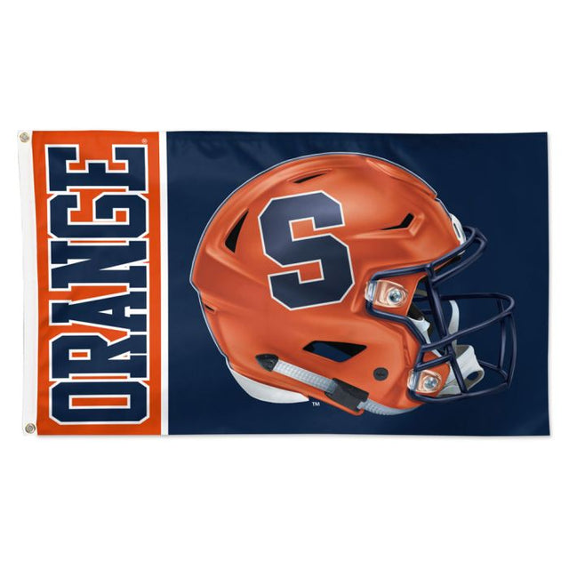 Syracuse Orange HELMET Flag - Deluxe 3' X 5'