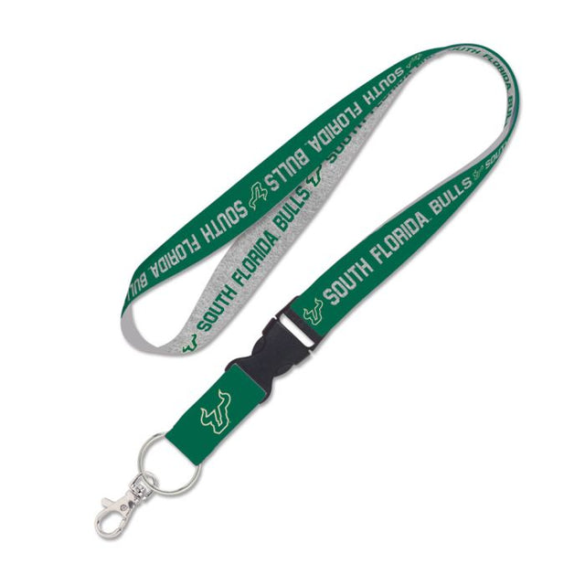 South Florida Bulls HEATHER Lanyard w/detachable buckle 1"