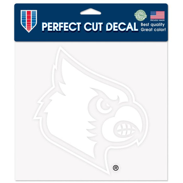 Louisville Cardinals Perfect Cut Decals 8" x 8"