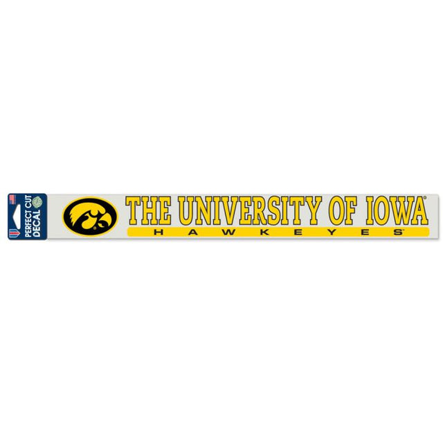 Iowa Hawkeyes Perfect Cut Decals 2" x 17"