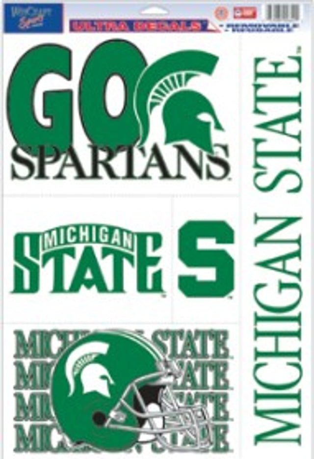 Calcomanía de los Spartans del estado de Michigan, 11 x 17 pulgadas, Ultra