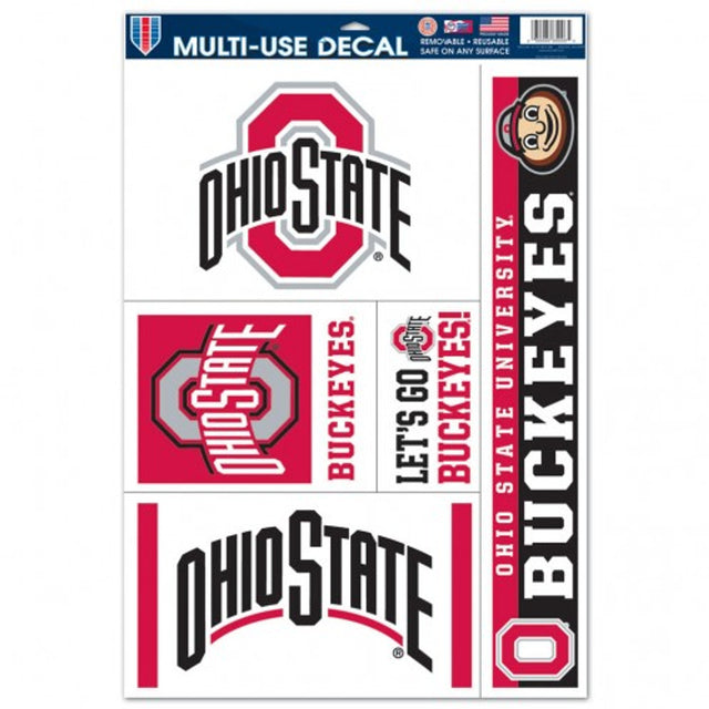 Calcomanía de los Buckeyes del estado de Ohio, 11 x 17 pulgadas, Ultra