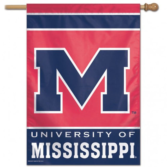 Bandera de los Rebeldes de Mississippi de 28 x 40 en vertical