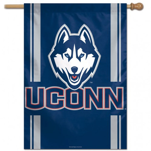 Connecticut Huskies Banner 28x40 Vertical