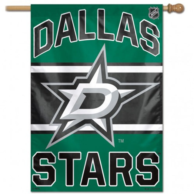 Banner vertical de los Dallas Stars de 28 x 40 pulgadas