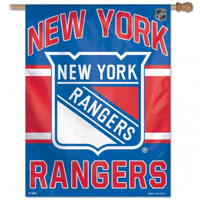 Banner de los Rangers de Nueva York de 28 x 40