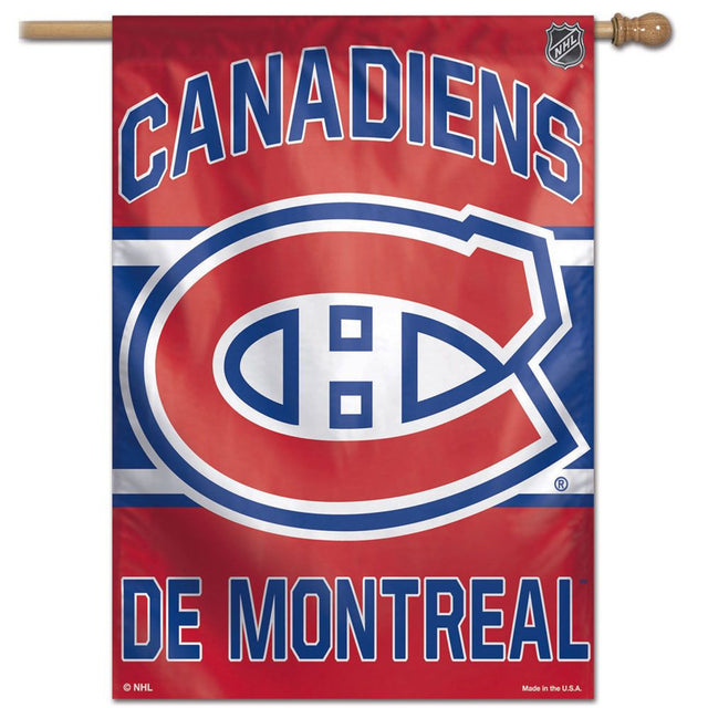 Montreal Canadiens Banner 28x40 Vertical